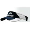 Brushed Heavy Cotton Visor w/ Inserts & Embroidery On Crown & Peak